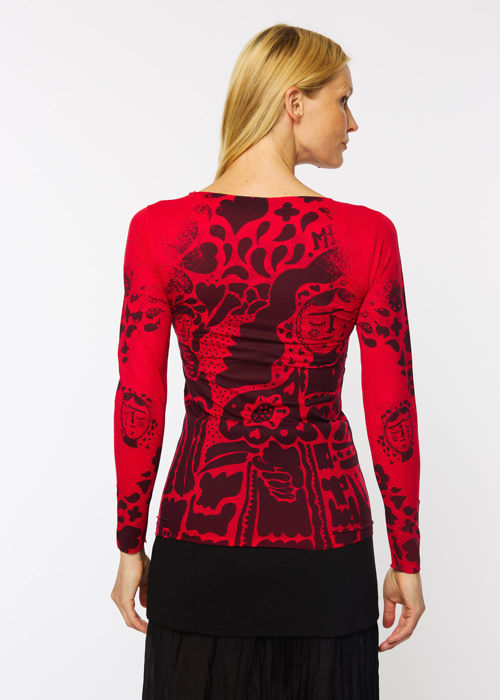 Muse Raw Edge Second Skin Top- In Stock