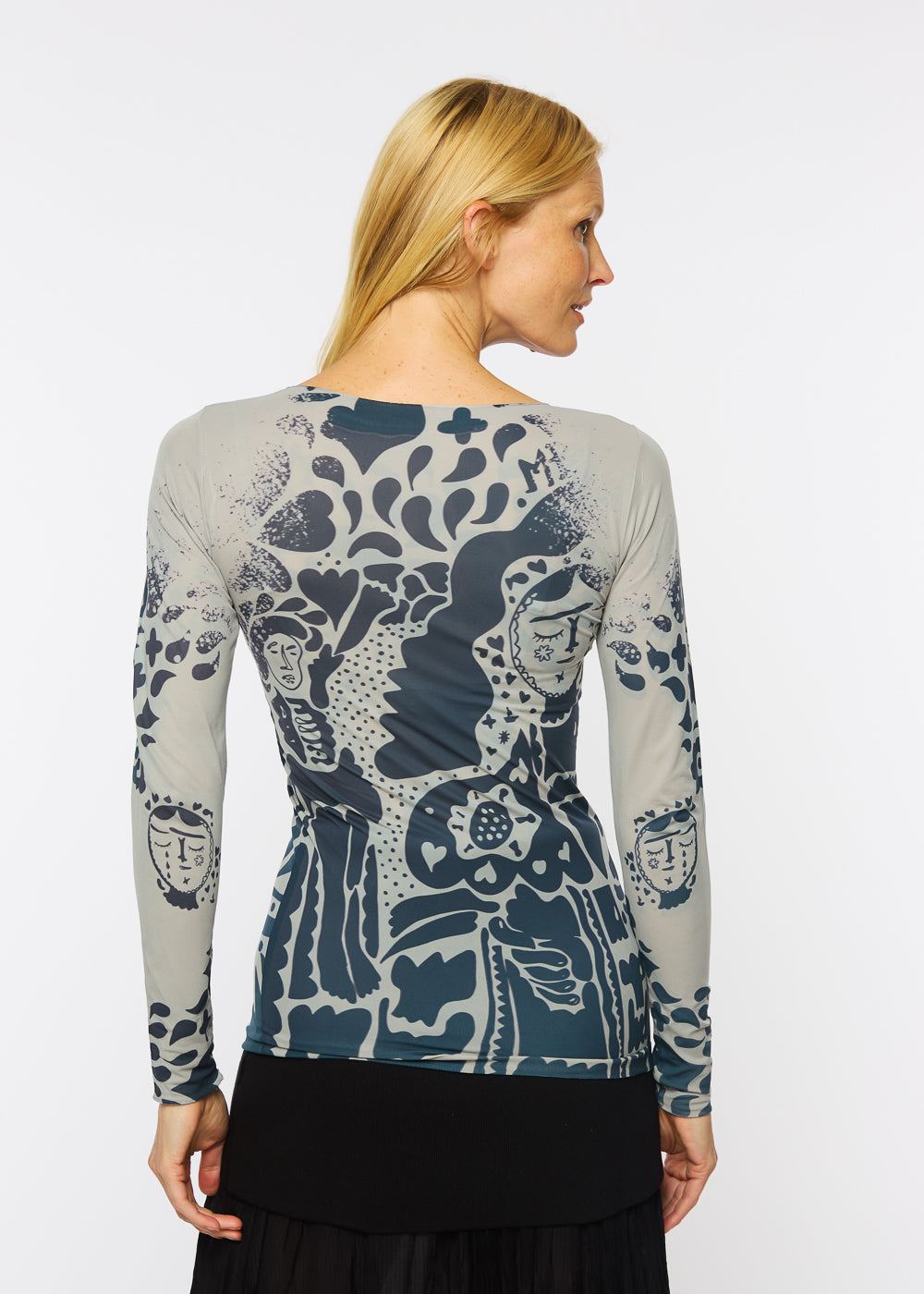 Muse Raw Edge Second Skin Top- In Stock