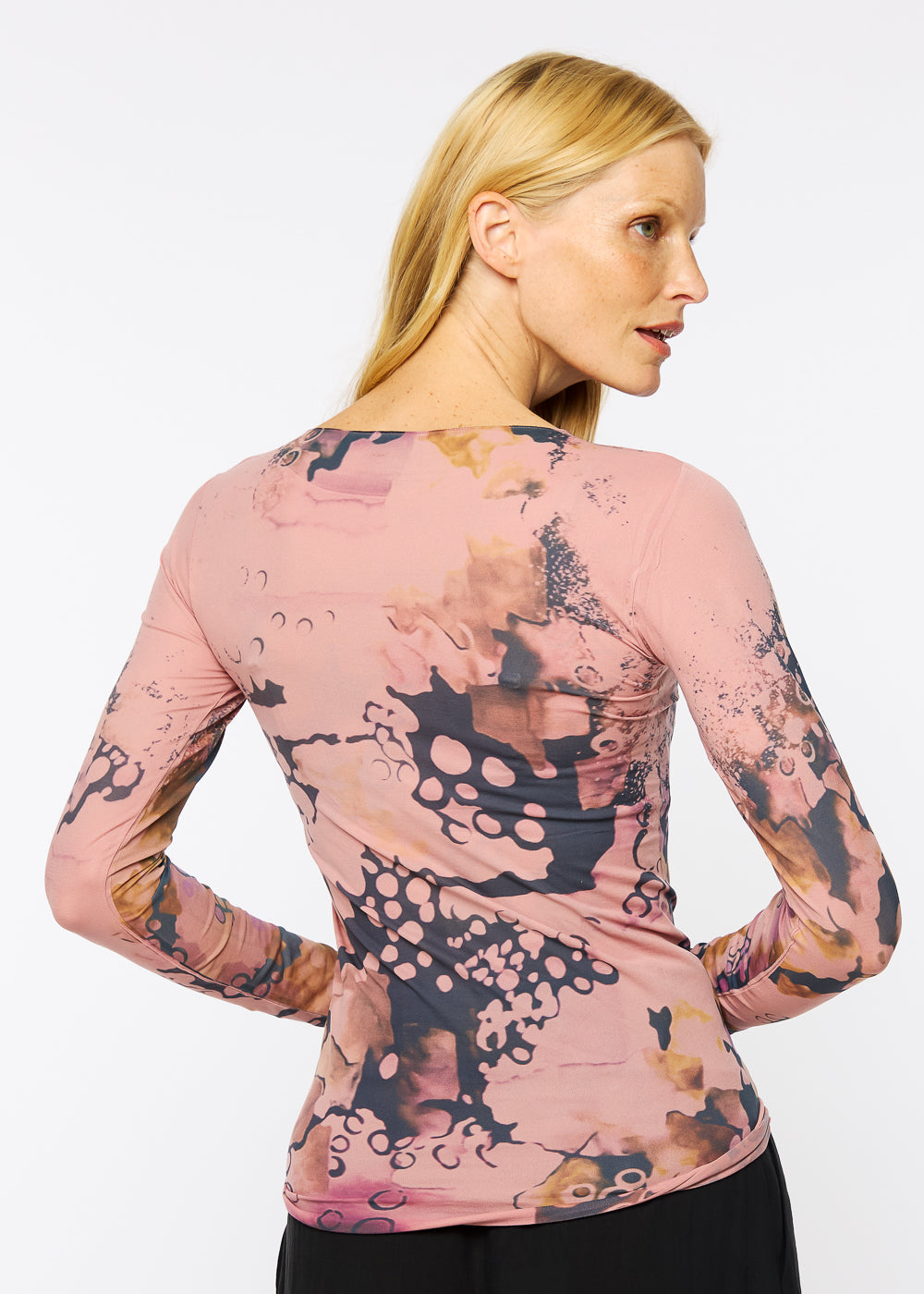 Bubbly Raw Edge Second Skin Top