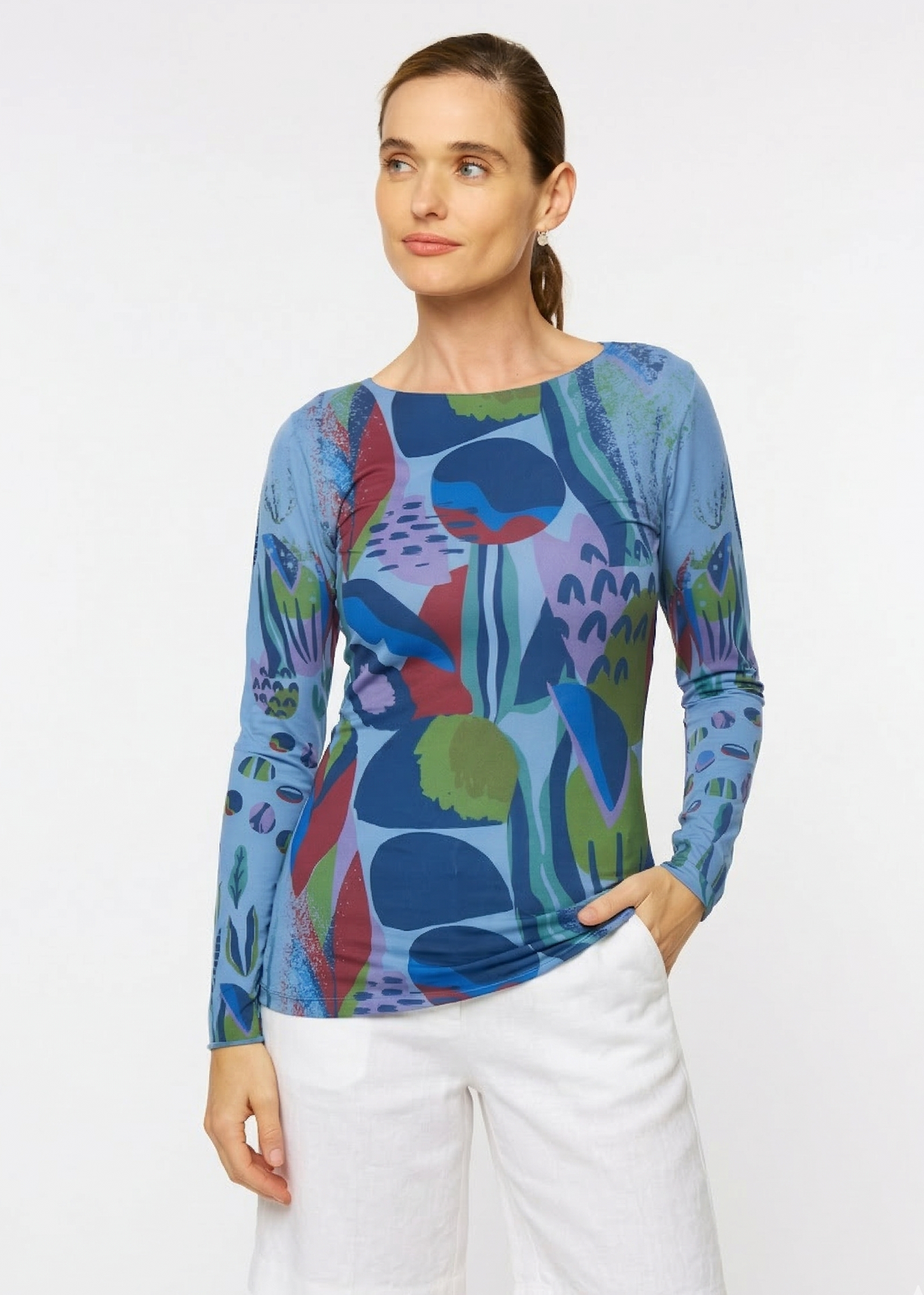 Dreamer Raw Edge Second Skin Top