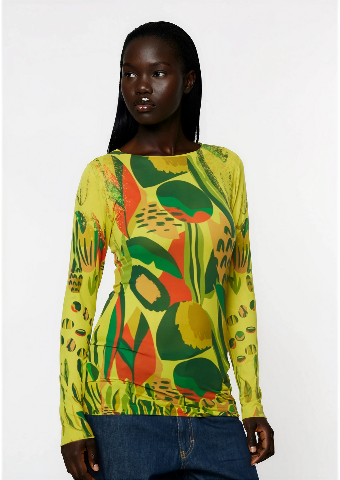 Dreamer Raw Edge Second Skin Top