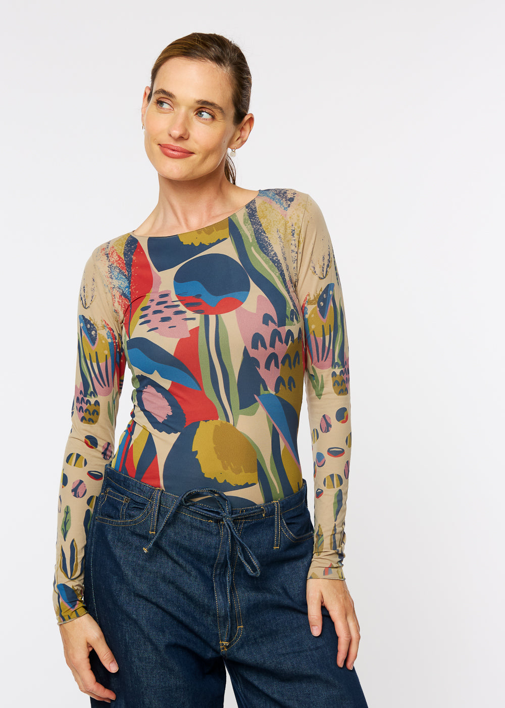 Dreamer Raw Edge Second Skin Top