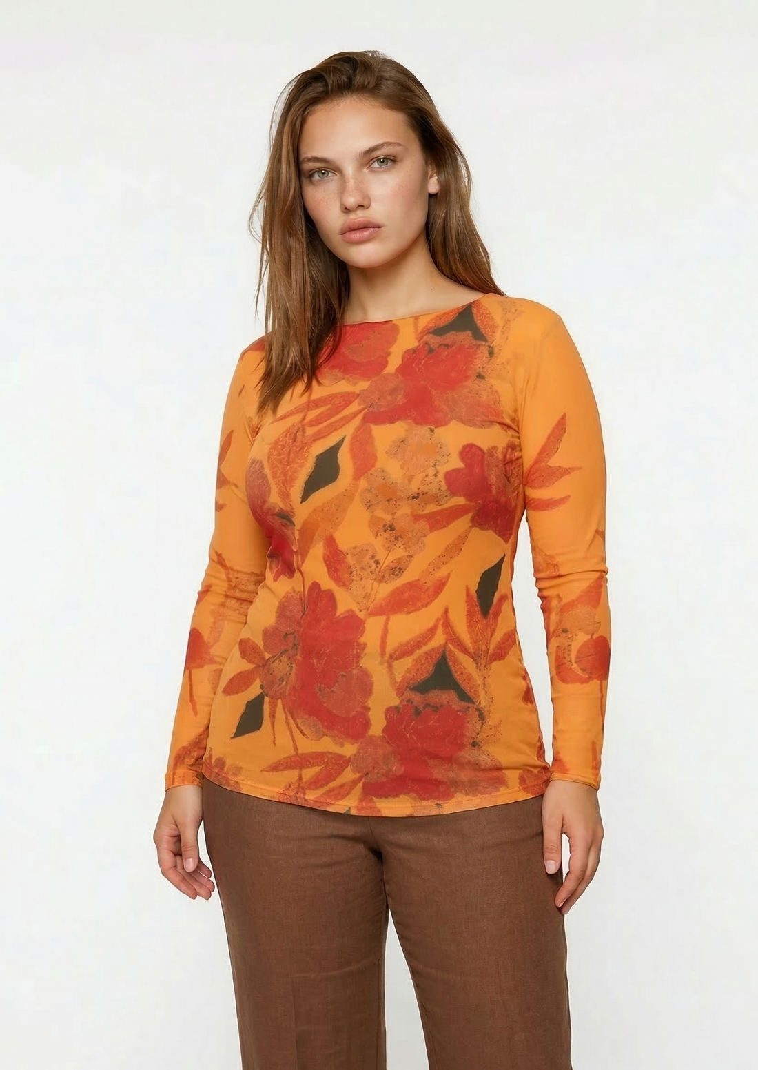 Azalea Raw Edge Second Skin Top
