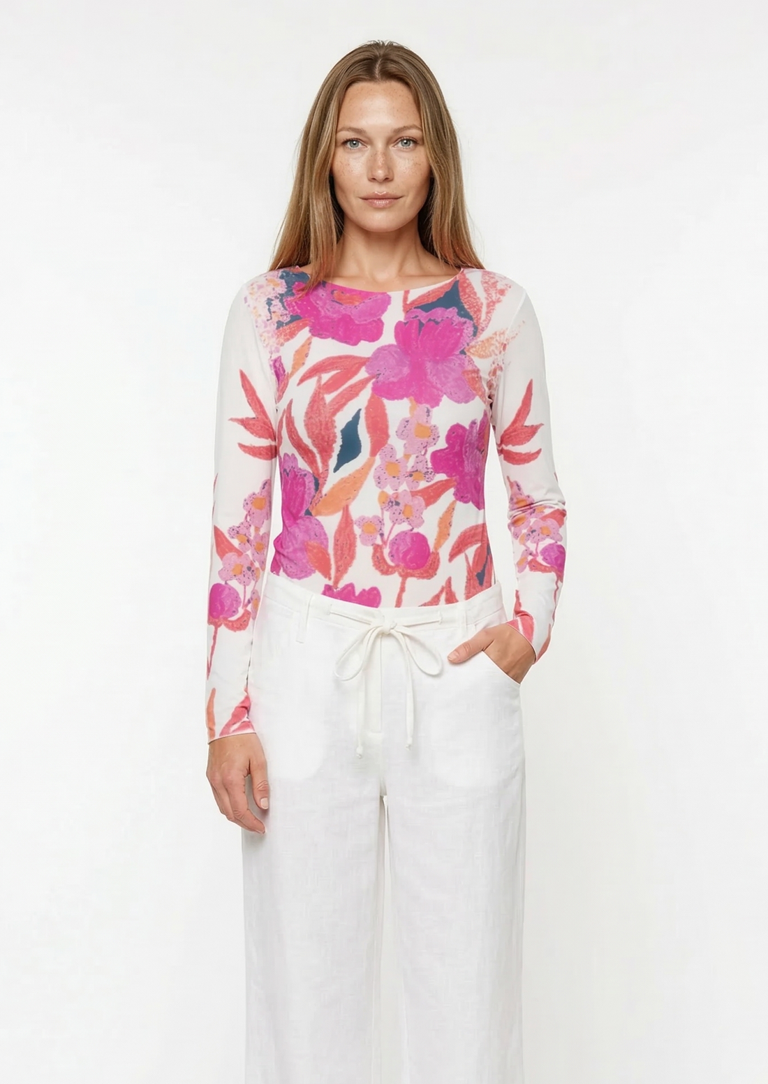 Azalea Raw Edge Second Skin Top