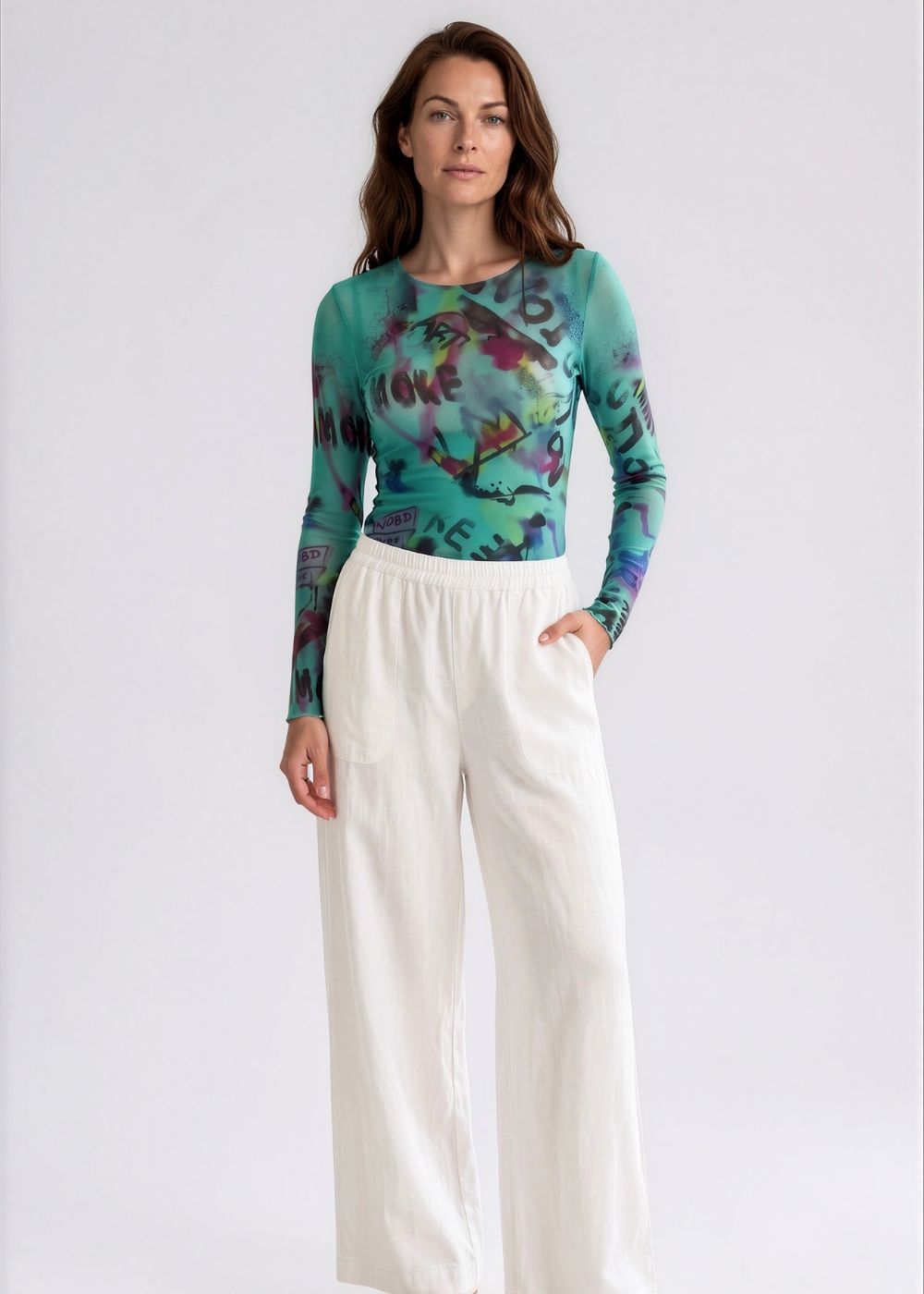 Amore Raw Edge Second Skin Top