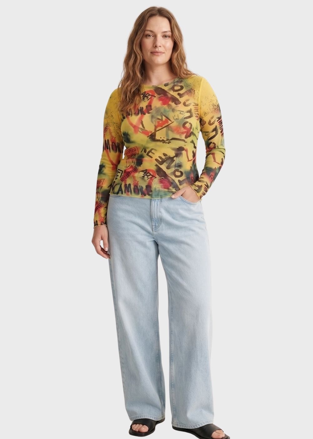Amore Raw Edge Second Skin Top