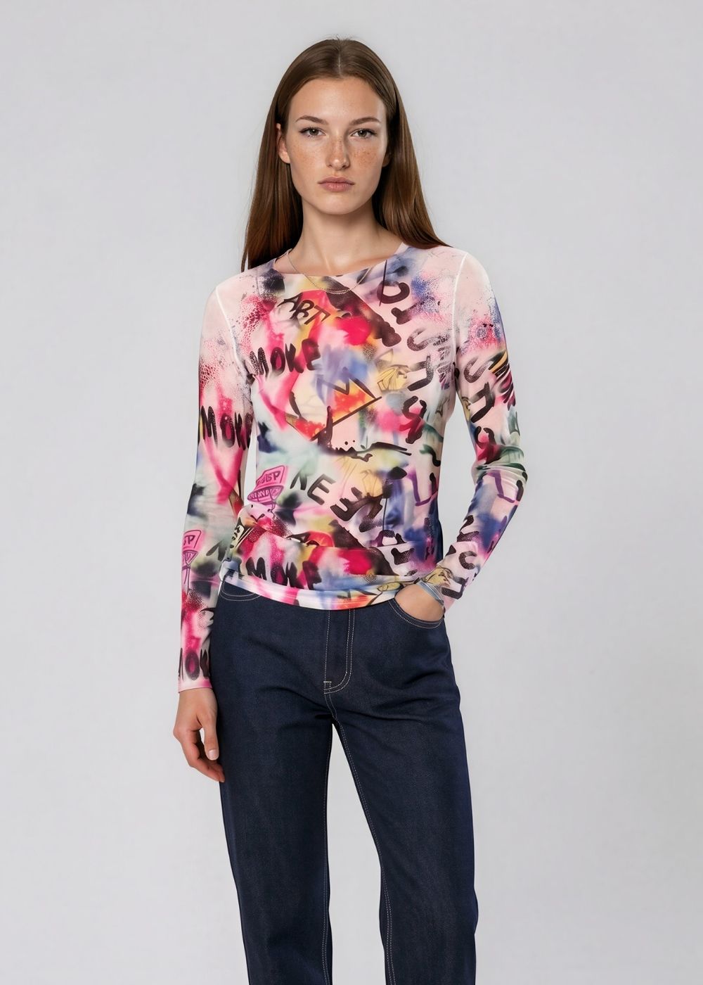 Amore Raw Edge Second Skin Top