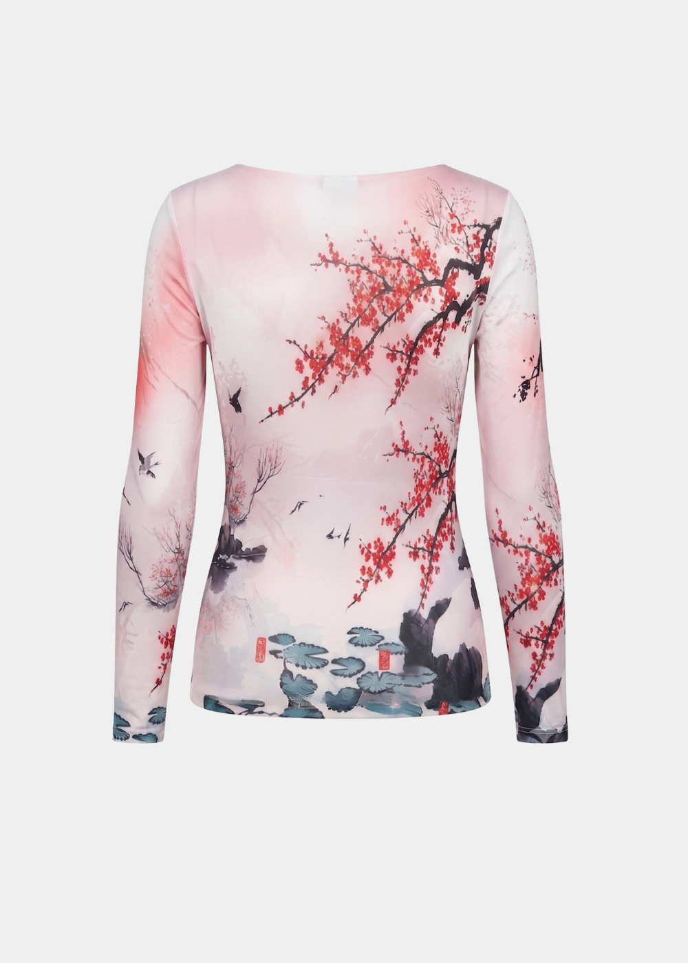 Sakura Raw Edge Second Skin Top