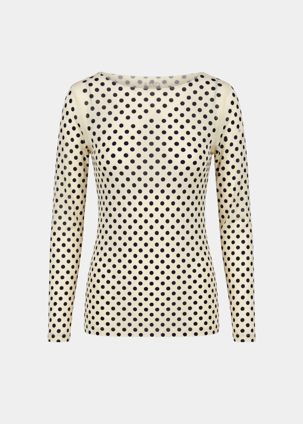 Classic Dot Raw Edge Second Skin Top