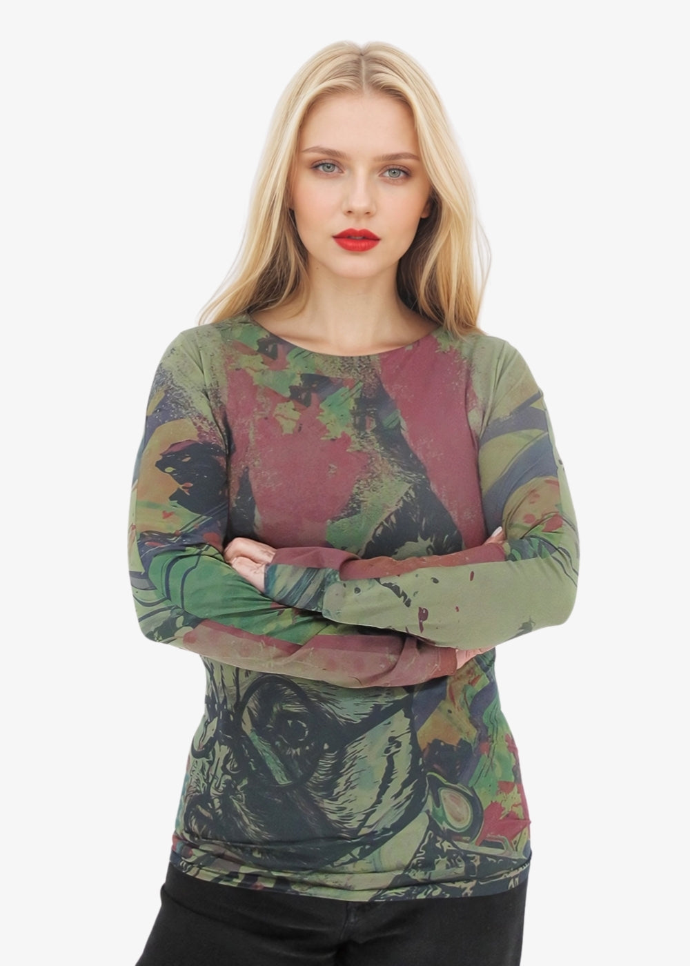 Best Friend Second Skin Raw Edge Top- In Stock