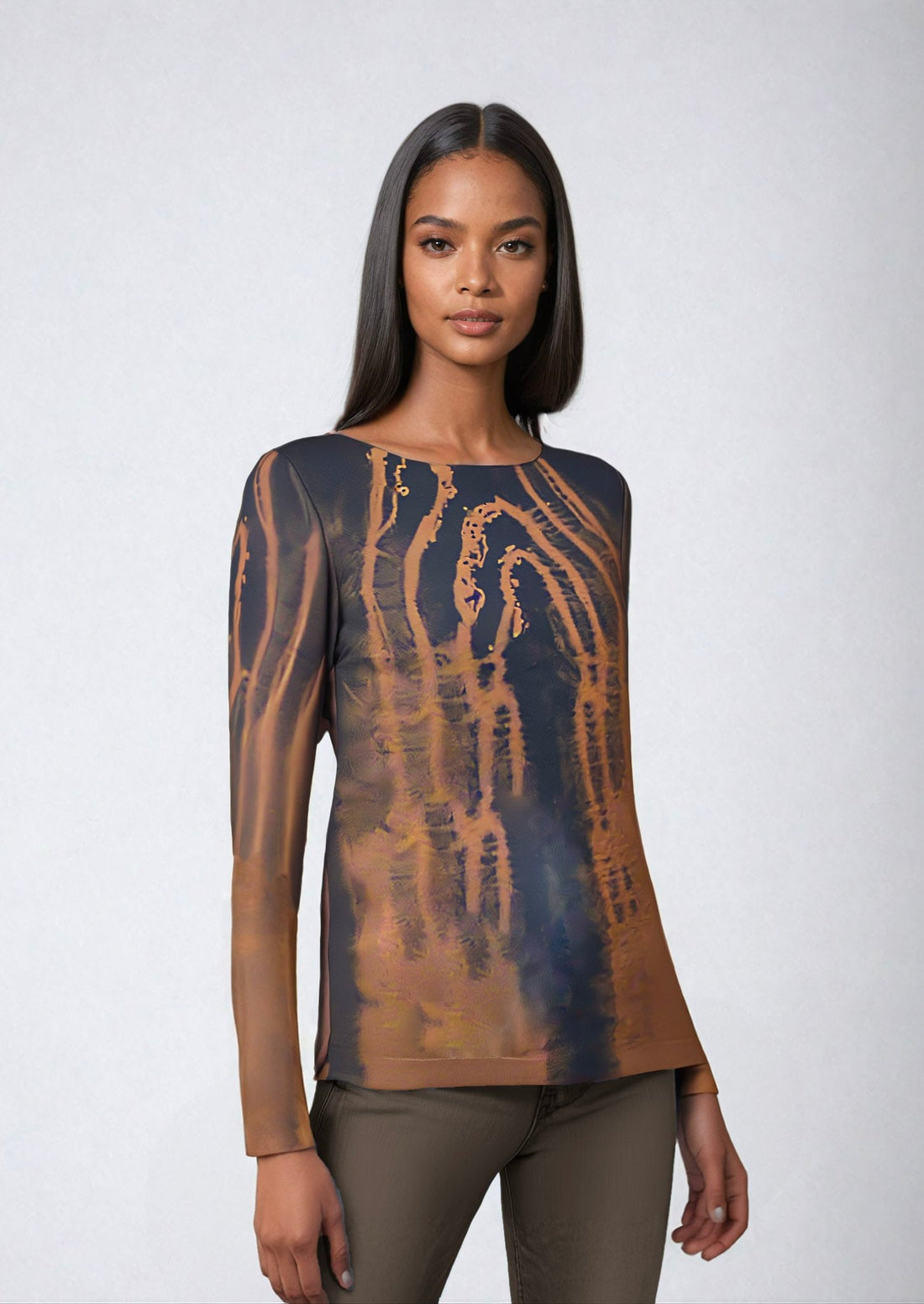 Web Exclusive Raw Edge Second Skin Top