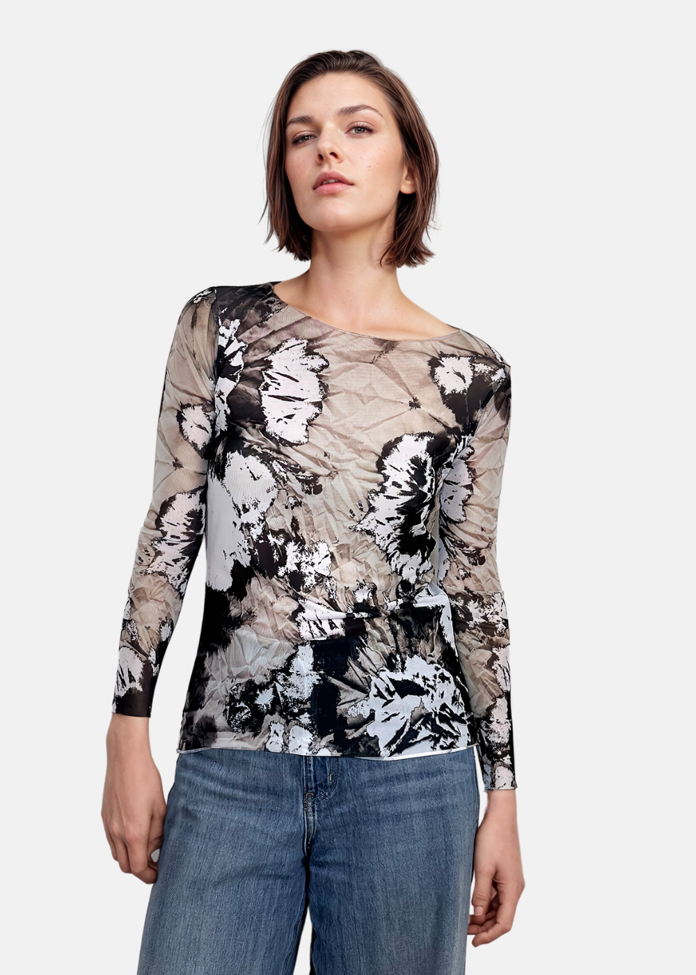AMB Designs Hide & Seek - NudiTee Sheer Top main image 1
