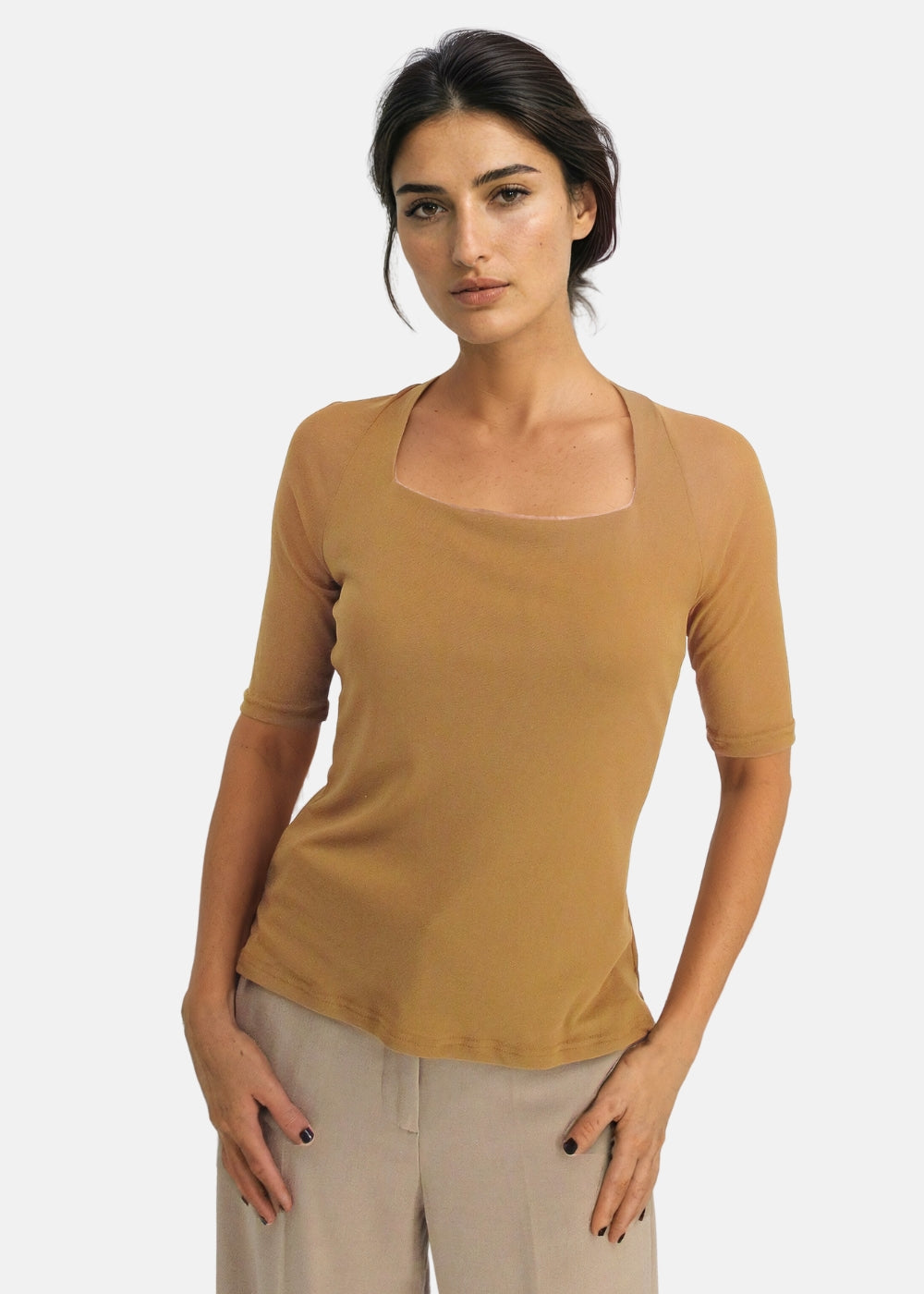 SQUARE NECK TANK – ÉTERNE
