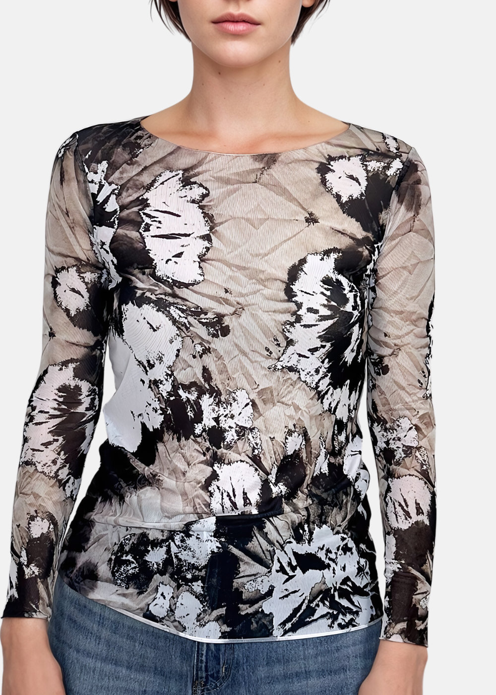 sheer t shirt top