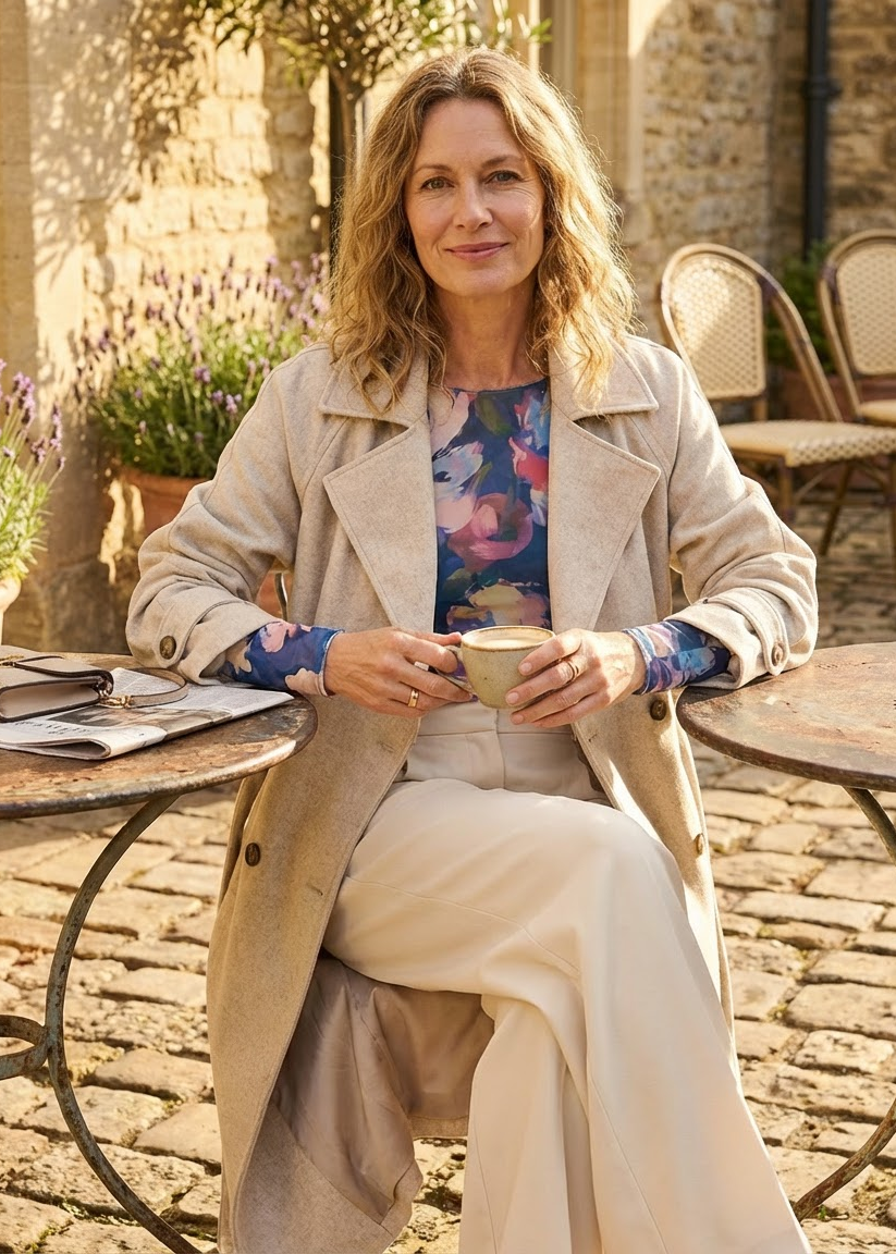 Moonflower Raw Edge Second Skin Top