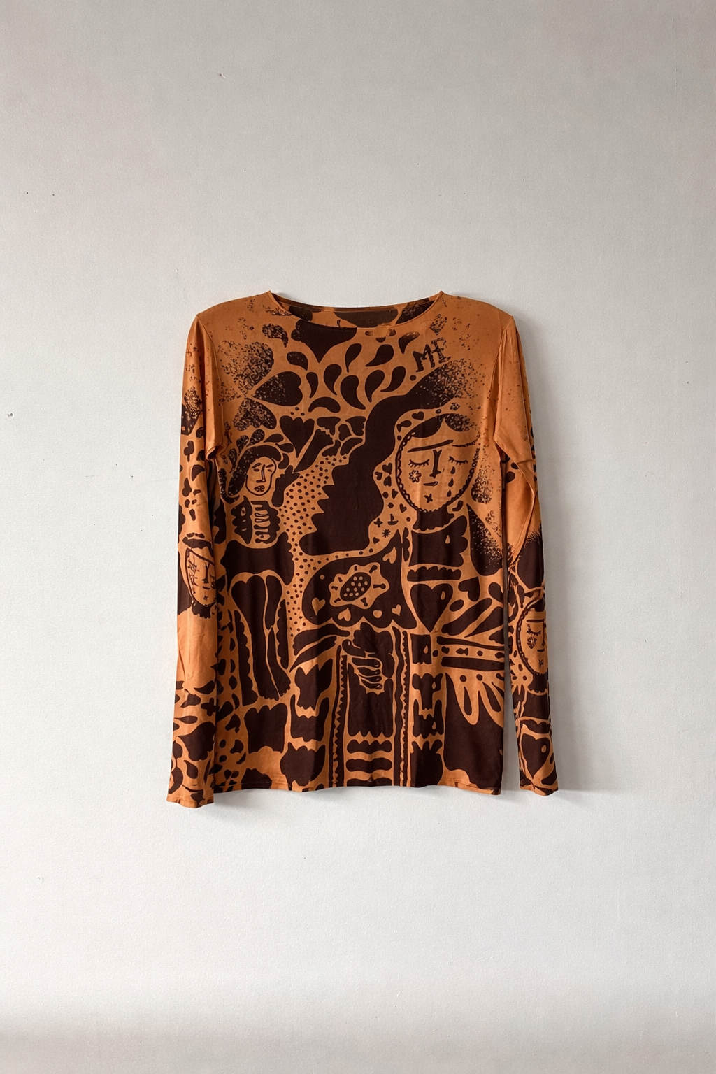 Muse Raw Edge Second Skin Top