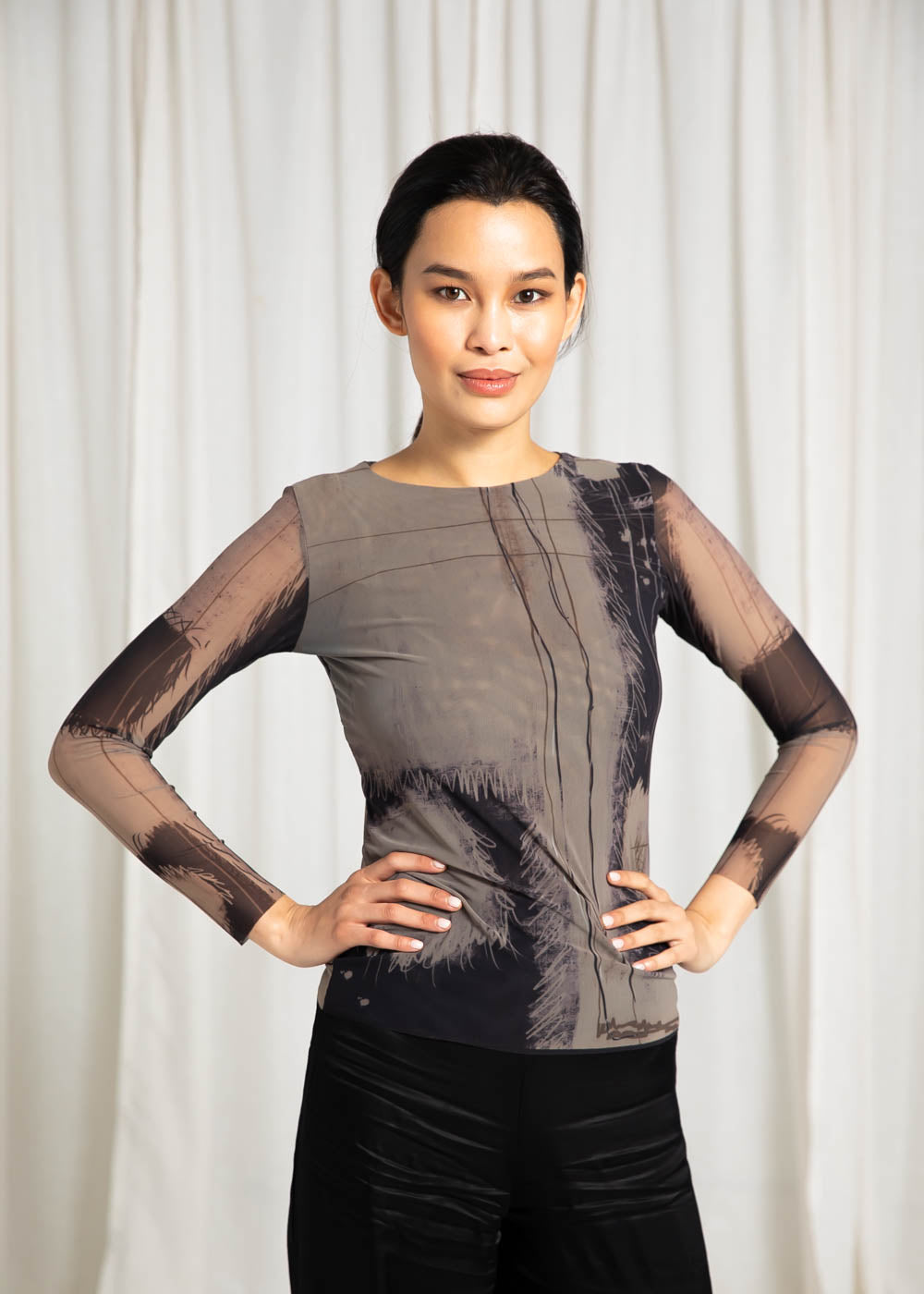 Western - Florence Double Sheer Top- In Stock