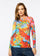 Color Me Crazy - Florence Double Sheer Top- In Stock
