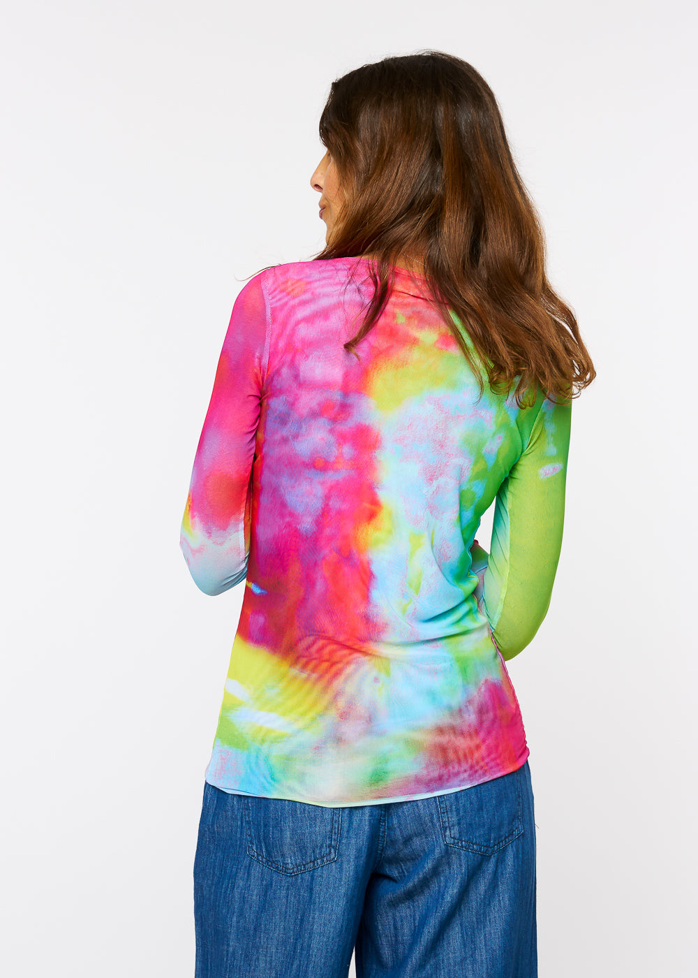 Rainbow Chaos - Florence Double Sheer Top- In Stock