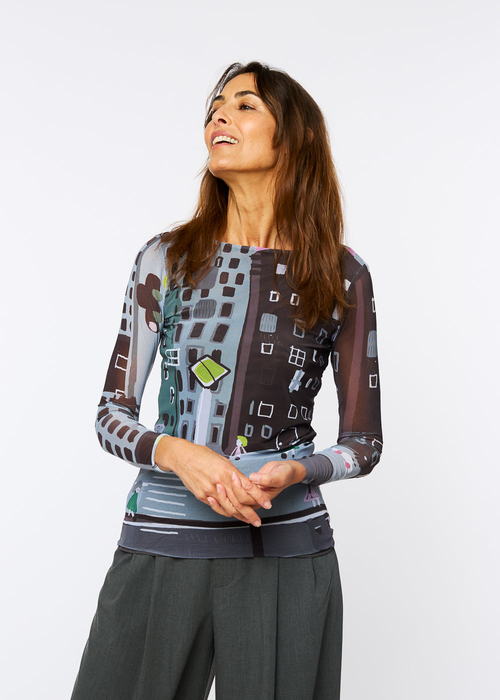 Manhattan - Florence Double Sheer Top