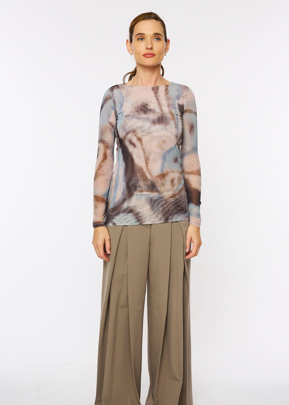 Desert Storm - Florence Double Sheer Top