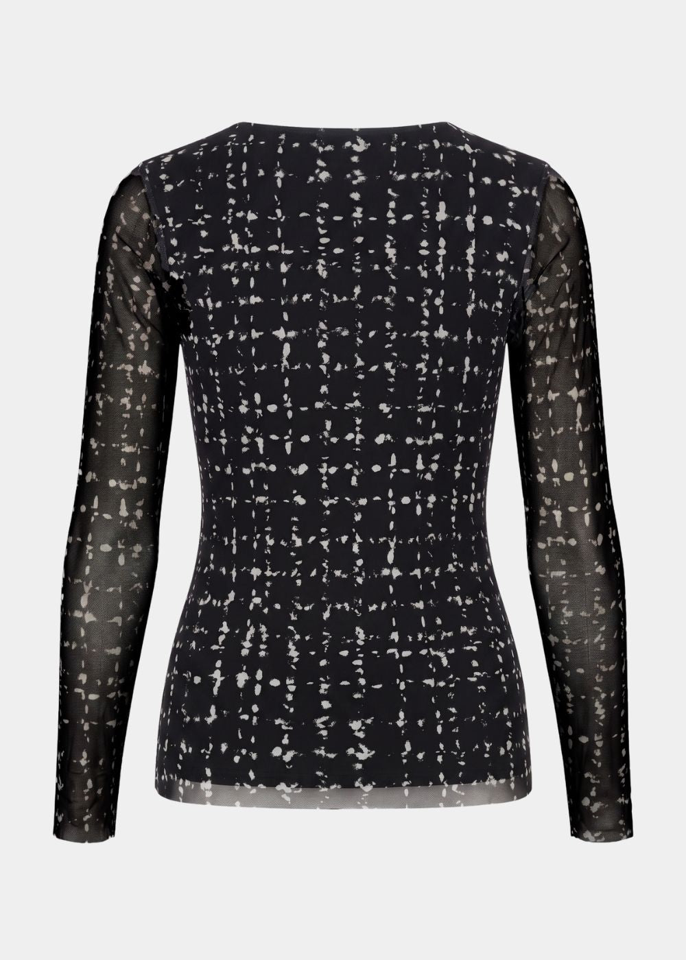 Tweed Texture - Florence Double Sheer Top