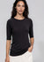 Florence Solid Double Sheer Short Sleeve Top
