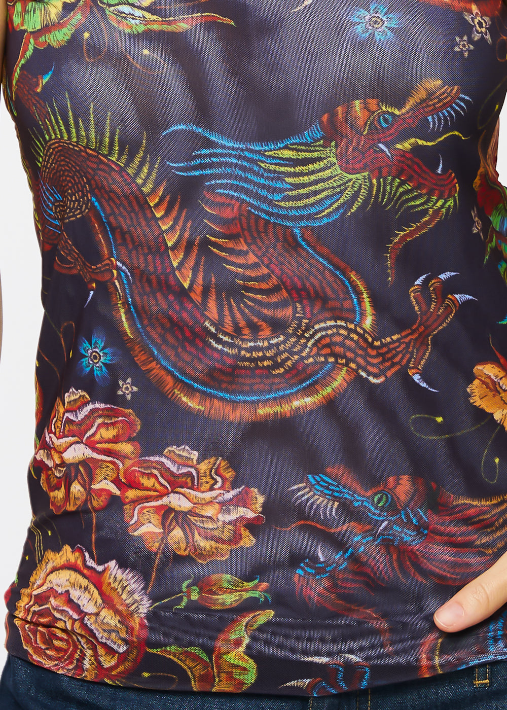 Dragon Rose - Florence Mesh Tank Top
