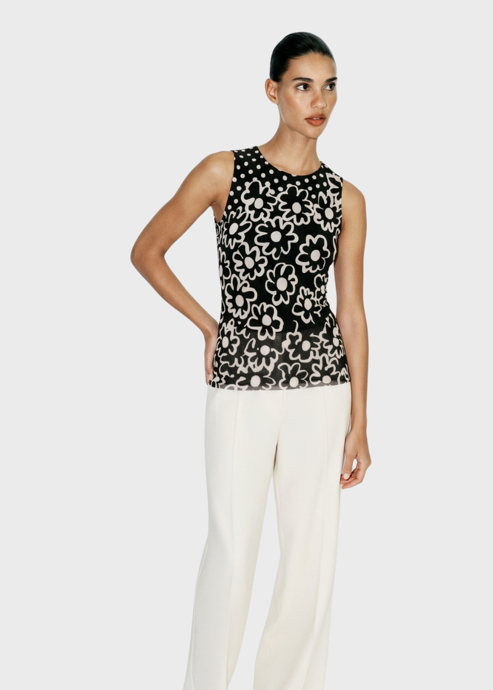 Twiggy - Florence Mesh Tank Top