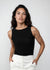 Florence Solid Double Sheer Tank Top