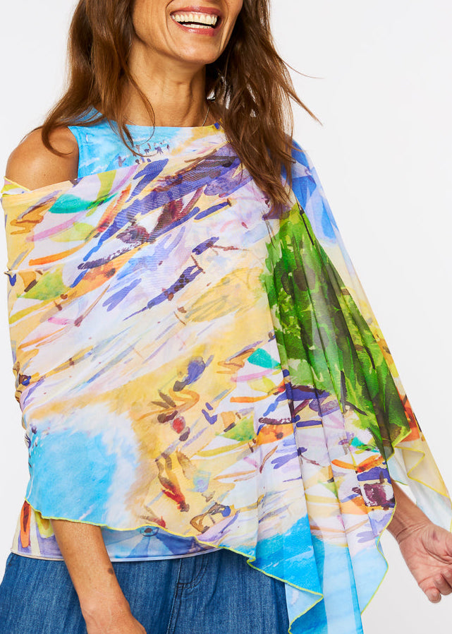 Mila Ponshawl in French Riviera- In Stock