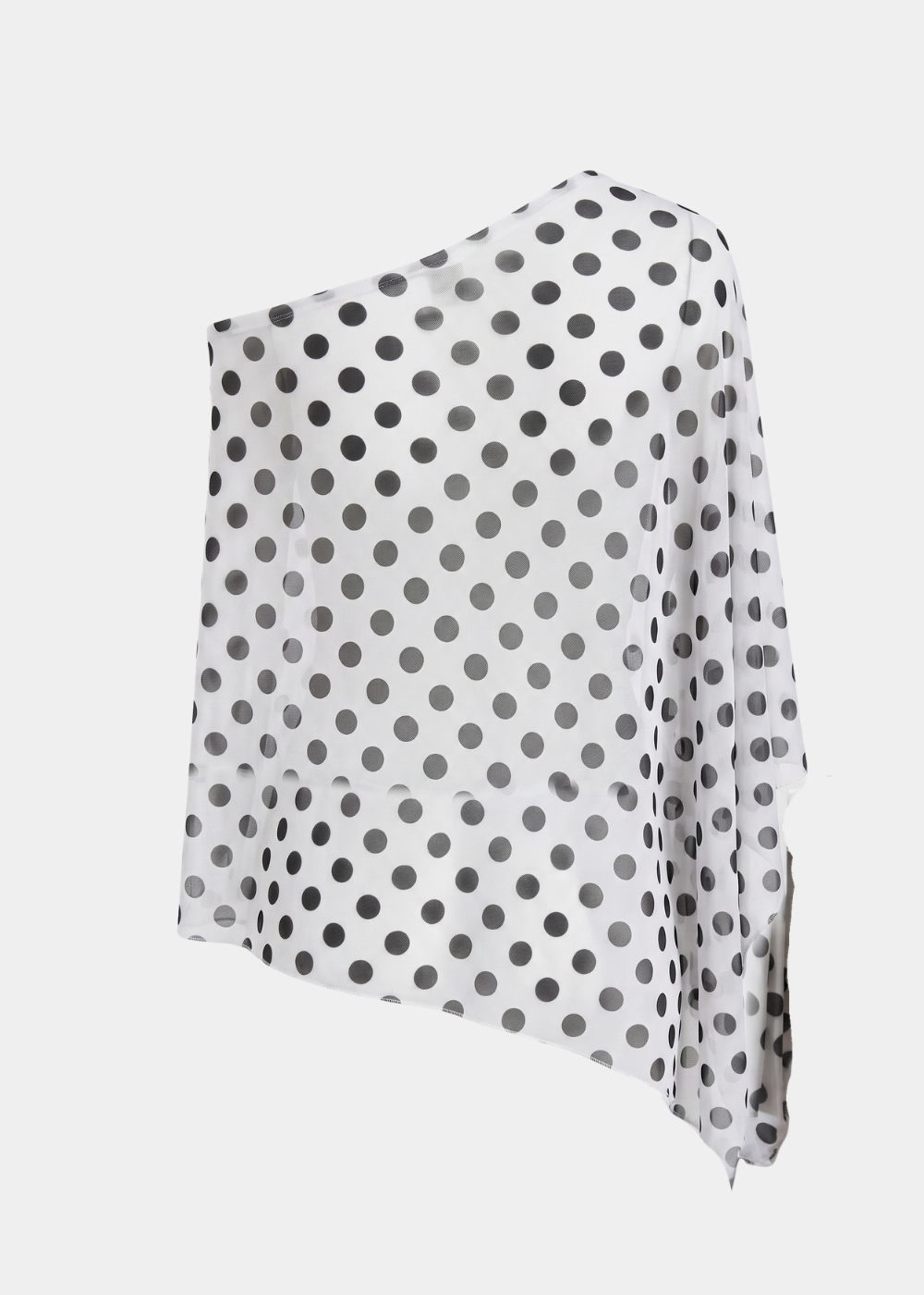 Mila Ponshawl in Polka Dot on White