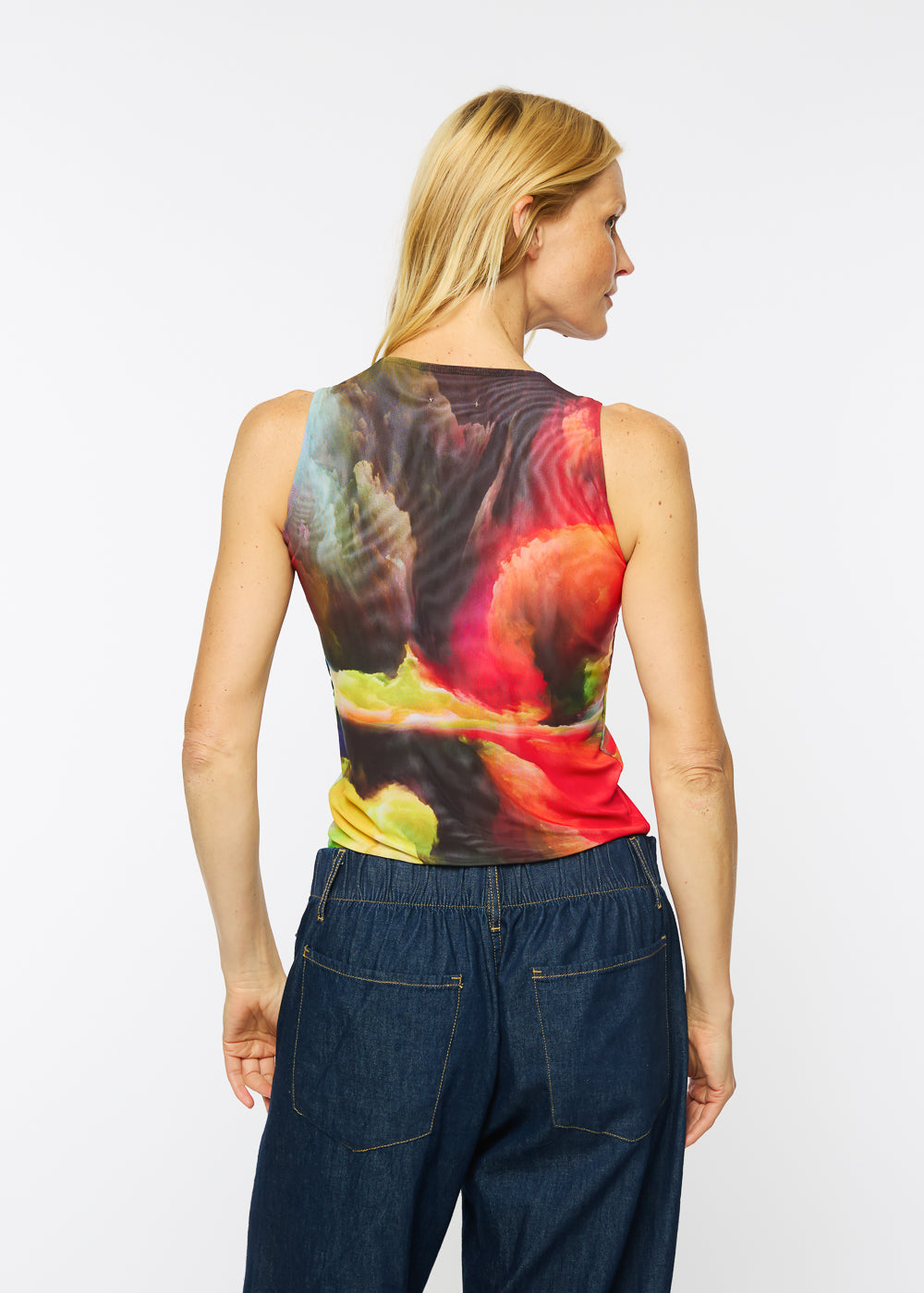 Surreal - Florence Solid Double Sheer Tank Top- In Stock