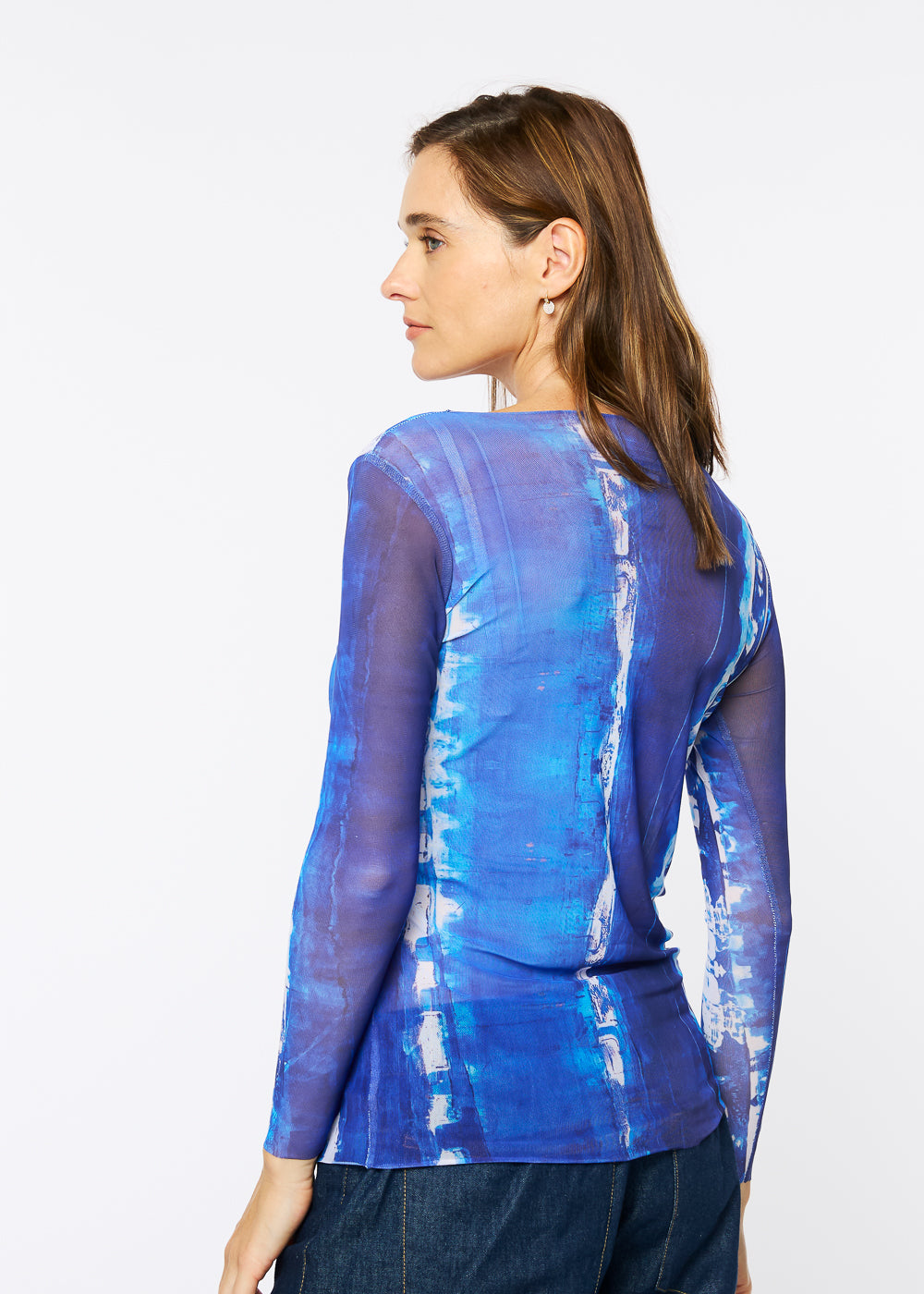 Indigo - NudiTee Sheer Top