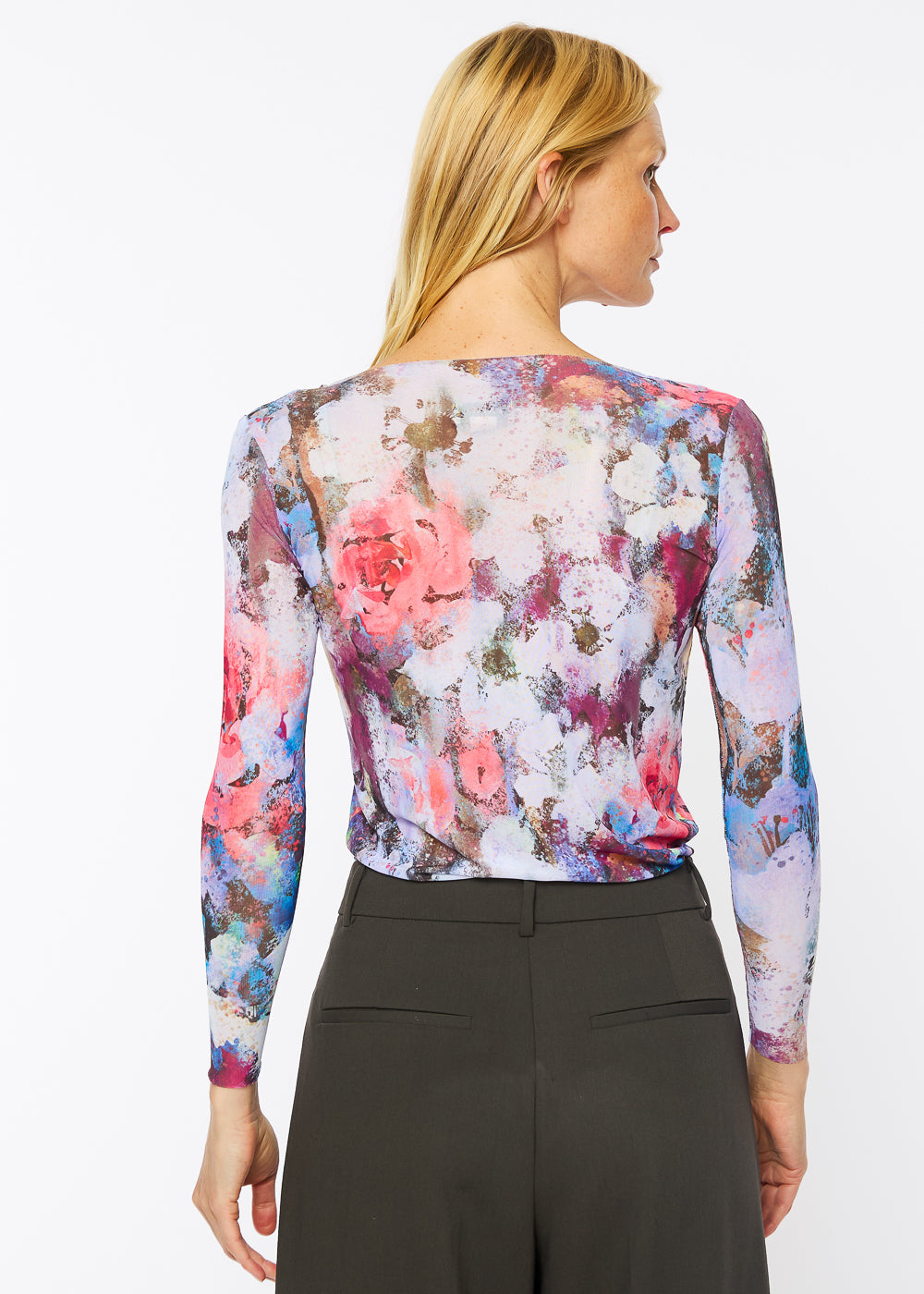 Garden Haze - NudiTee Sheer Top- In Stock