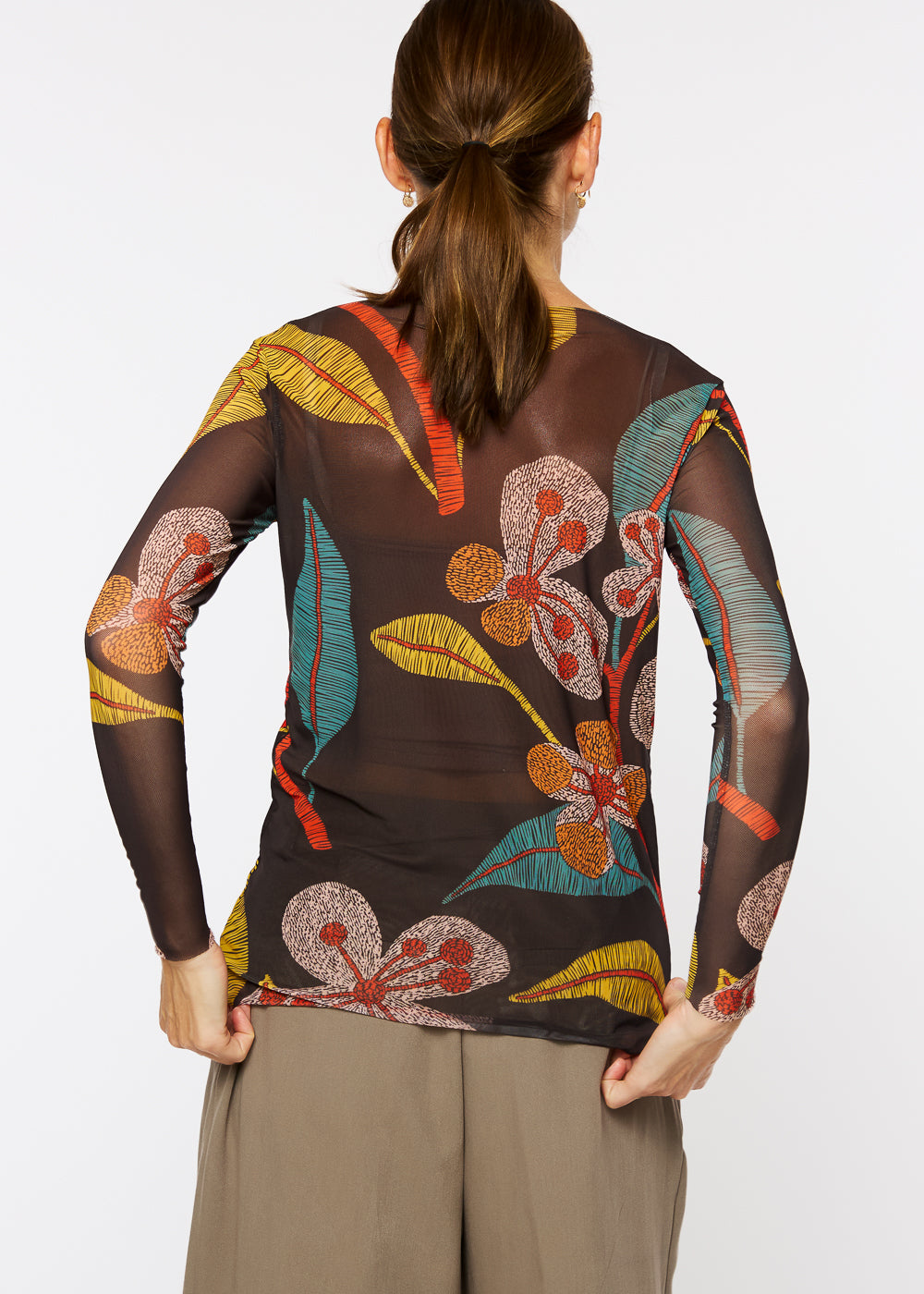 Folk Garden - NudiTee Sheer Top
