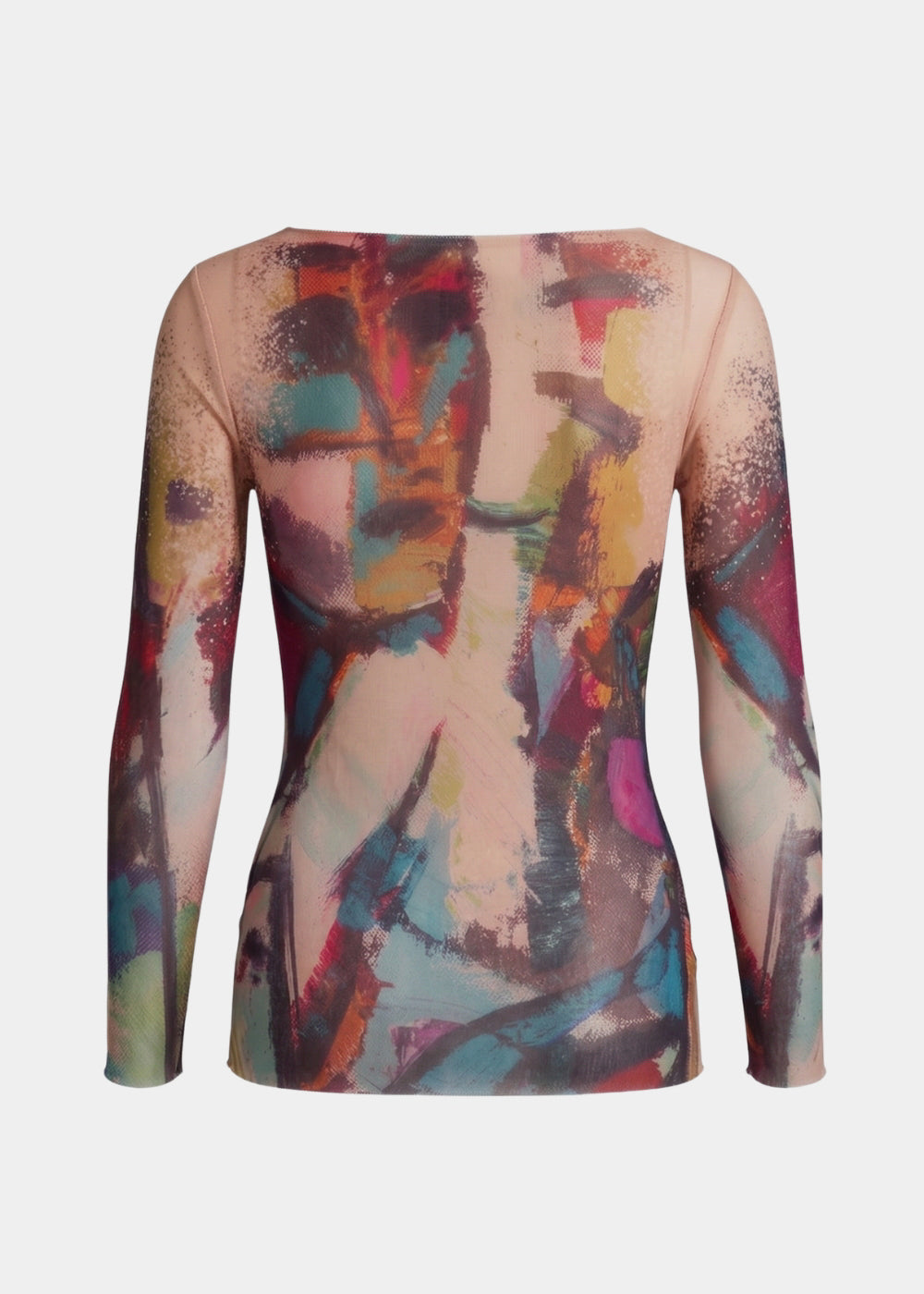 Fresco - Nudi Ink Mesh Top