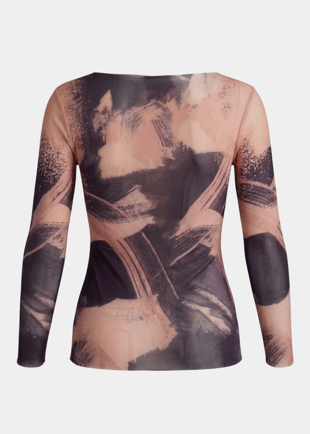 Graphite - Nudi Ink Mesh Top