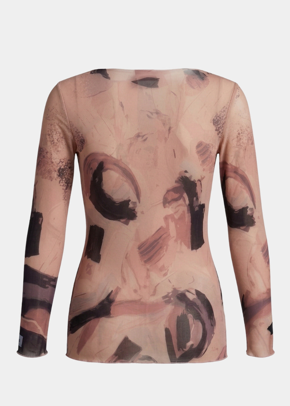 Curio - Nudi Ink Mesh Top