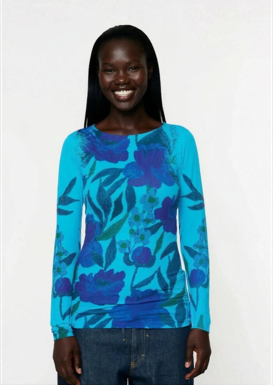 Azalea Raw Edge Second Skin Top