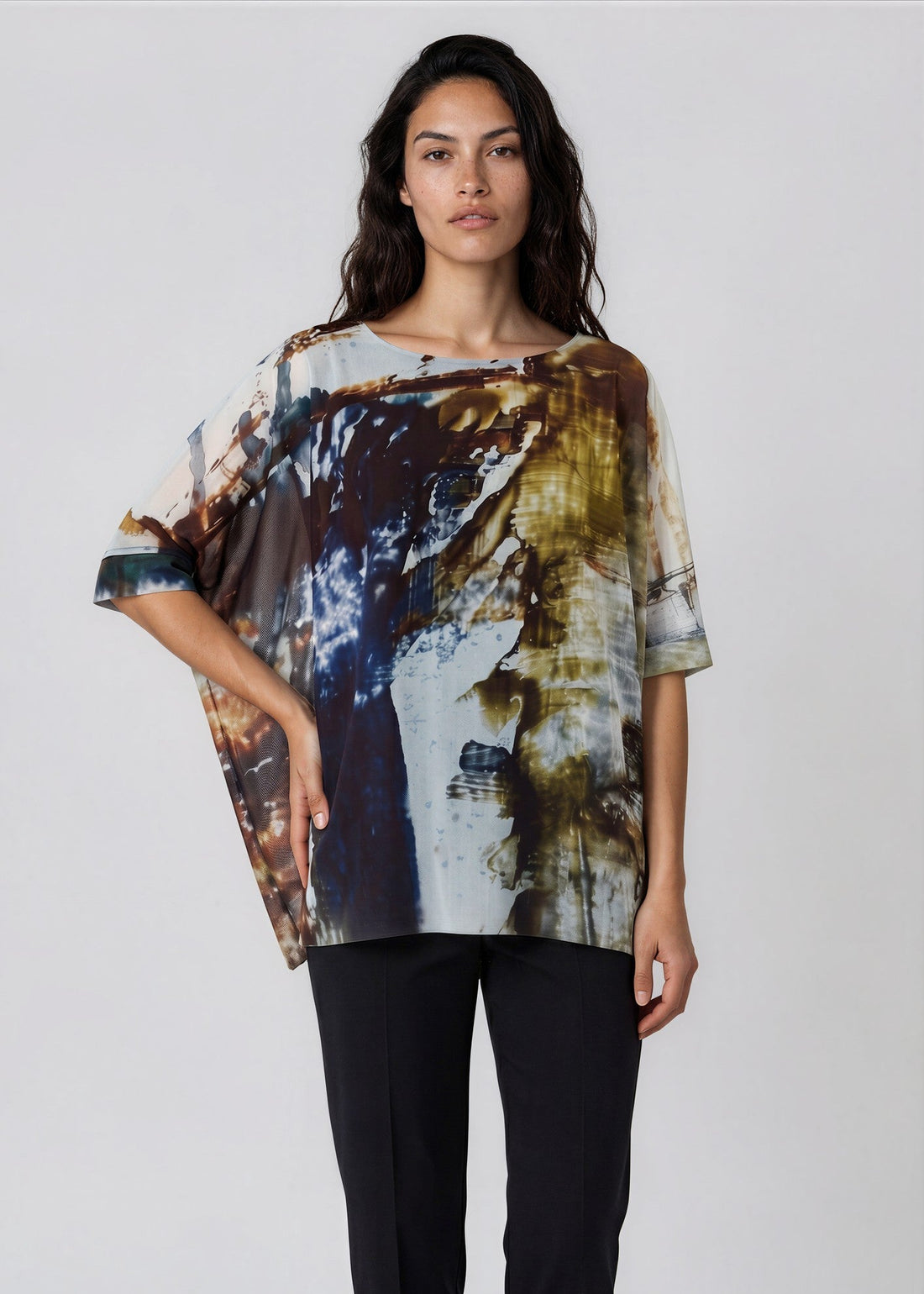 Capri Poncho in Big Sur