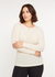 Solid Raw Edge Second Skin Top (Size 2)