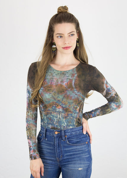 Hidden Marble Neck Top by AMB – AMB Designs