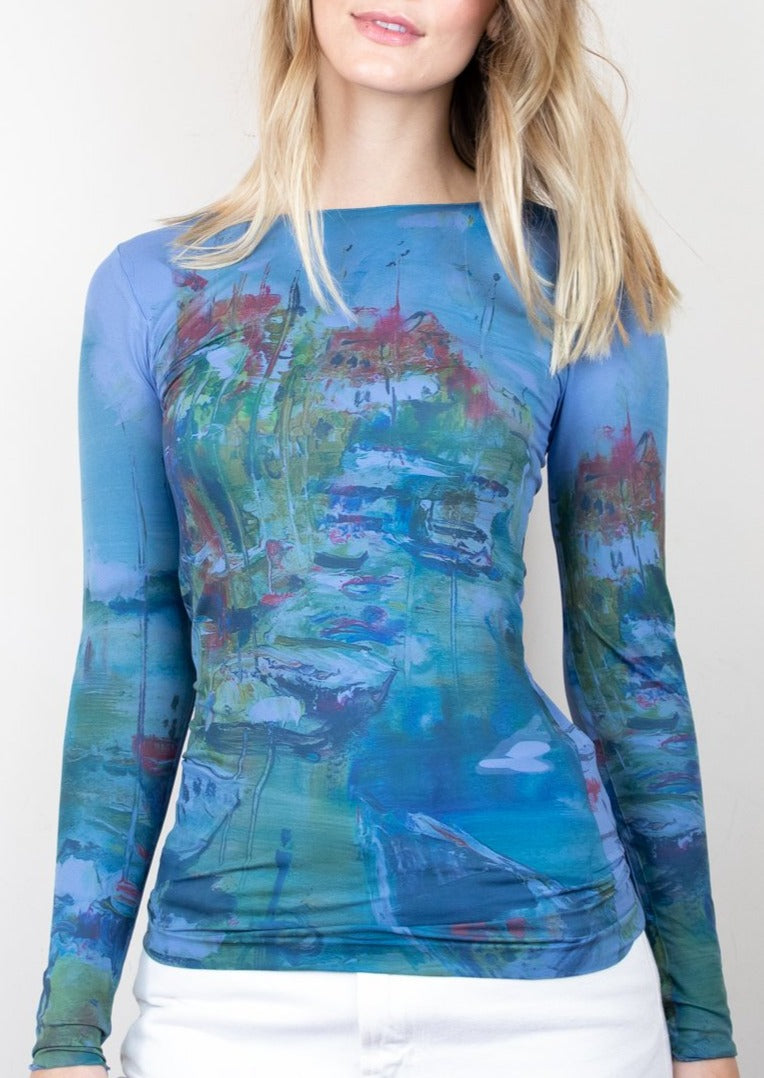 Amalfi Raw Edge Second Skin Top
